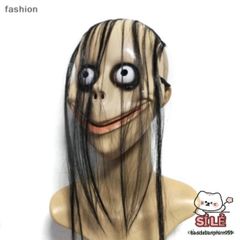 Mặt Nạ Halloween Kinh Dị Tóc Dài Mo Mo – Thời Trang Hóa Trang Độc Đáo cho Tiệc Tùng và Sự Kiện Cosplay