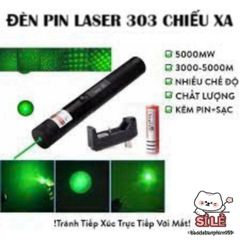 Đèn Pin Laser 303 Siêu Sáng - Tia Xanh & Đỏ, Chiếu Xa, Thiết Kế Bền Bỉ, Công Cụ Hữu Ích Cho Du Lịch, Phượt Thủ, Thiết Kế Sân Khấu