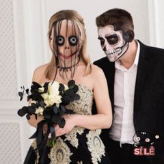 Mặt Nạ Halloween Hề Độc Đáo - Phụ Kiện Trang Trí Ma Quái Cho Tiệc Halloween - Gợi Cảm Hứng Kinh Dị Cho Mọi Lứa Tuổi