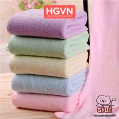 Khăn Tắm Nhật Bản Kích Thước Lớn 140 x 70 cm - Siêu Mềm Mại, Thấm Hút Nước Tốt, An Toàn Cho Da Nhạy Cảm - Trải Nghiệm Tắm Thư Giãn Tuyệt Vời