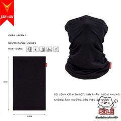 Khăn Đa Năng JARVAN 1 - Vải Co Dãn Mềm Mại, Thoáng Khí, Bảo Vệ Nắng Bụi Khi Đi Phượt, Thể Thao, Dã Ngoại