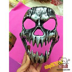 Mặt Nạ Kinh Dị Halloween Hình Đầu Lâu - Phụ Kiện Xương Đáng Sợ Cho Nam, Hoàn Hảo Cho Tiệc Hóa Trang và lễ Hội