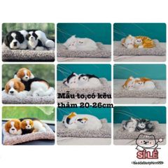 Gấu Bông Mèo Khử Mùi Ô Tô - Thiết Kế Dễ Thương Có Than Hoạt Tính, Phụ Kiện Trang Trí Xe Hơi và Nội Thất Nhà Cửa