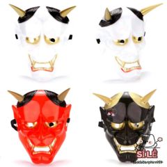 Mặt Nạ Hóa Trang Quỷ Oni Noh Hannya - Phụ Kiện Halloween Độc Đáo Cho Tiệc Hóa Trang & Chụp Hình Kỷ Niệm