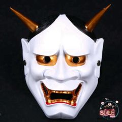 Mặt Nạ Hóa Trang Quỷ Oni Noh Hannya - Phụ Kiện Halloween Độc Đáo Cho Tiệc Hóa Trang & Chụp Hình Kỷ Niệm