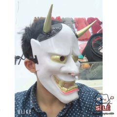 Mặt Nạ Hóa Trang Quỷ Oni Noh Hannya - Phụ Kiện Halloween Độc Đáo Cho Tiệc Hóa Trang & Chụp Hình Kỷ Niệm