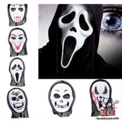 Bộ Trang Phục Halloween Thần Chết - Áo Choàng, Mặt Nạ & Lưỡi Hái Huyền Bí, Phụ Kiện Dự Tiệc Thú Vị Cho Mùa Lễ Hội