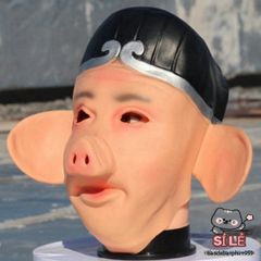 Mặt Nạ Chu Bát Giới Cao Cấp - Mũ Đen Hóa Trang Độc Đáo Cho Halloween, Trung Thu Và Sự Kiện TikTok - Phụ Kiện Thời Trang Nổi Bật