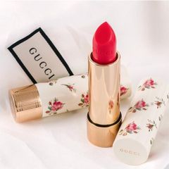 Son Gucci Rouge À Lèvres Voile 25 Goldie Red - Son Môi Đỏ Cổ Điển Chính Hãng, Dưỡng Ẩm, Độ Bám Màu Lâu, Phong Cách Sang Trọng