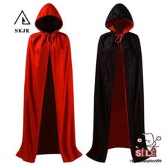 Áo Choàng Vương Giả Đỏ cho Halloween - Trang Phục Cosplay Ma Quái, Phù Thủy Kèm Vương Miện và Phụ Kiện Bắt Mắt