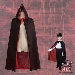 Áo Choàng Vương Giả Đỏ cho Halloween - Trang Phục Cosplay Ma Quái, Phù Thủy Kèm Vương Miện và Phụ Kiện Bắt Mắt