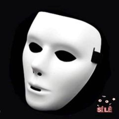 Mặt Nạ Dạ Hội Màu Trắng Jabbawockeez Phong Cách Hip Hop - Phụ Kiện Hóa Trang Độc Đáo Cho Tiệc Halloween và Sự Kiện Ấn Tượng
