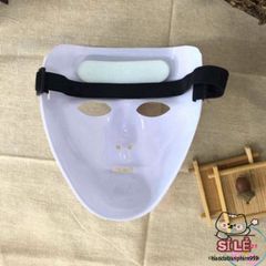 Mặt Nạ Dạ Hội Màu Trắng Jabbawockeez Phong Cách Hip Hop - Phụ Kiện Hóa Trang Độc Đáo Cho Tiệc Halloween và Sự Kiện Ấn Tượng