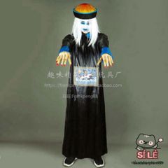 Bộ Trang Phục Halloween Cương Thi Thầy Pháp Sư - Hóa Trang Ma Mị Kèm Mặt Nạ và Phụ Kiện Độc Đáo Cho Lễ Hội