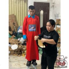 Bộ Trang Phục Halloween Độc Đáo - Cương Thi, Thầy Pháp Sư, Diêm Vương và Hắc Bạch Vô Thường - Thời Trang Hóa Trang Đẹp mắt cho Bữa Tiệc
