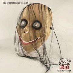 Mặt Nạ Halloween Kiểu Miệng Chữ V Độc Đáo - Phụ Kiện Trang Trí Tiệc Hóa Trang Cho Người Lớn, Chất Liệu ABS Cao Cấp