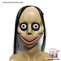 Mặt Nạ Halloween Kiểu Miệng Chữ V Độc Đáo - Phụ Kiện Trang Trí Tiệc Hóa Trang Cho Người Lớn, Chất Liệu ABS Cao Cấp