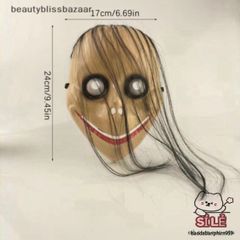 Mặt Nạ Halloween Kiểu Miệng Chữ V Độc Đáo - Phụ Kiện Trang Trí Tiệc Hóa Trang Cho Người Lớn, Chất Liệu ABS Cao Cấp