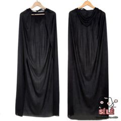 Áo choàng Thần Chết có mũ trùm đen/đỏ - Trang phục Halloween kinh dị cho bữa tiệc hóa trang, thời trang độc đáo và chất lượng cao.
