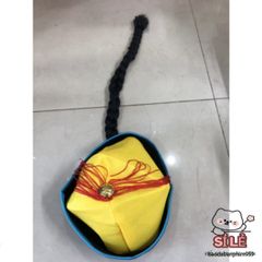 Bộ đồ hóa trang Halloween Ma Cương Thi - Áo Dài Việt Nam với Mũ Đuôi Sam và Phụ Kiện Độc Đáo cho Người Lớn