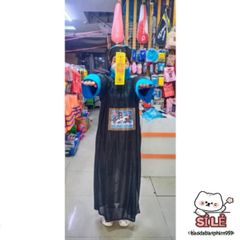 Bộ đồ hóa trang Halloween Ma Cương Thi - Áo Dài Việt Nam với Mũ Đuôi Sam và Phụ Kiện Độc Đáo cho Người Lớn