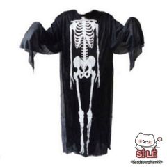 Bộ Trang Phục Xương Ma Đen Kèm Mặt Nạ - Thời Trang Halloween Cosplay Độc Đáo, Phong Cách Bí Ẩn Cho Dịp Lễ Hội
