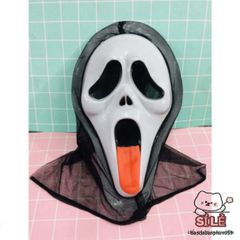 Bộ Trang Phục Xương Ma Đen Kèm Mặt Nạ - Thời Trang Halloween Cosplay Độc Đáo, Phong Cách Bí Ẩn Cho Dịp Lễ Hội