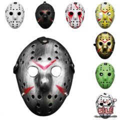 Mặt Nạ Cosplay Halloween Jason Vs Freddy - Phụ Kiện Độc Đáo Cho Tiệc Hóa Trang Kinh Dị, Chất Liệu PVC Bền Bỉ, Thoải Mái Sử Dụng