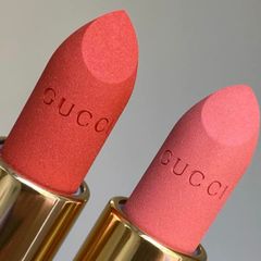 Son Gucci Rouge Lip À Lèvres Voile Mat 505 - Đỏ Gạch Janet Rust Chính Hãng - Son Môi Matte Sang Trọng, Quyến Rũ