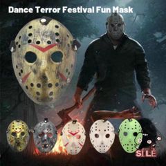 Mặt Nạ Halloween Jason Đáng Sợ - Đạo Cụ Tiệc Tùng Độc Đáo, Phụ Kiện Cosplay Hóa Trang Mới Lạ, Nhiều Màu Sắc Thời Trang