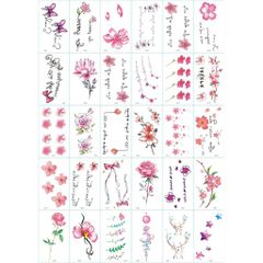Combo 30 Tấm Xăm Dán Tatoo - Hình Ảnh Độc Đáo, Dễ Dàng Sử Dụng, Tự Tin Thể Hiện Phong Cách Của Bạn
