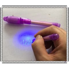 Bút Viết Tàng Hình Độc Đáo - Bí Mật Chỉ Bạn Biết, Thám Tử Với Đèn Led Tím, Quà Tặng Lãng Mạn Thú Vị
