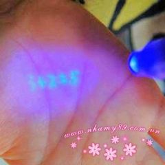 Bút Viết Tàng Hình Độc Đáo - Bí Mật Chỉ Bạn Biết, Thám Tử Với Đèn Led Tím, Quà Tặng Lãng Mạn Thú Vị