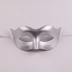 Mặt Nạ Nửa Mặt Tròn Tròn Dự Tiệc Hóa Trang Halloween - Chất Liệu Nhựa Dẻo, Kích Thước 9x18cm, Đồ Trang Trí Halloween
