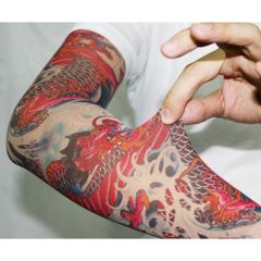 Găng Tay Chống Nắng Hình Xăm Tattoo Nam Nữ - Phụ Kiện Thể Thao Cực Chất, Họa Tiết Độc Đáo, Giao Mẫu Ngẫu Nhiên