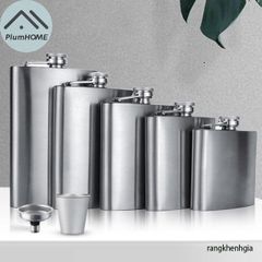 Bình Rượu Mini Inox Di Động Plumhome 4-8oz - Bình Giữ Rượu Tuyệt Vời Cho Du Lịch, Thưởng Thức Whisky, Vodka Bất Cứ Nơi Đâu