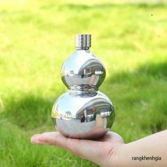 Bình Hồ Lô Inox 304 Sang Trọng 2 Lít Kèm Túi Bảo Vệ - Đồ Uống Du Lịch An Toàn, Chất Liệu Bền Bỉ