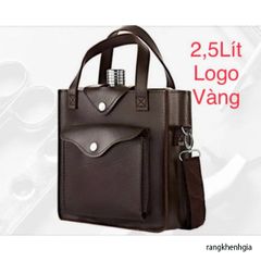 Bình Tông Inox 304 Cao Cấp Với Logo Vàng - Dung Tích 2.5L - 5L, Sang Trọng Cho Du Lịch & Dã Ngoại