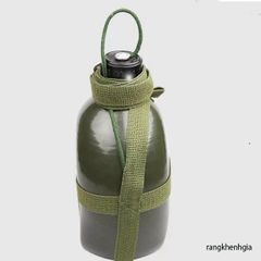 Bình Tông Nhôm 2L Cổ Điển Bi Đông - Bình Đựng Nước Du Lịch Tiện Lợi, Chống Gỉ, Dễ Mang Theo, Hợp Cho Dã Ngoại