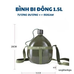Bình Đựng Nước Nhôm Xanh Cổ Điển Siêu Nhẹ - Phụ Kiện Cắm Trại Hoàn Hảo, Dễ Dàng Mang Theo Trong Mọi Cuộc Phiêu Lưu ngoài Trời