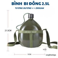 Bình Đựng Nước Nhôm Xanh Cổ Điển Siêu Nhẹ - Phụ Kiện Cắm Trại Hoàn Hảo, Dễ Dàng Mang Theo Trong Mọi Cuộc Phiêu Lưu ngoài Trời