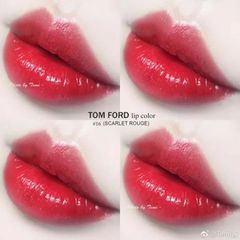 Son Tom Ford 16 Scarlet Rouge - Son Môi Đỏ Thuần 24K Gold Chính Hãng, Quyến Rũ Sang Trọng, Dưỡng Ẩm Lâu Trôi