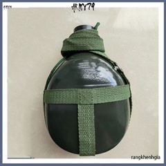 Bình Nhôm Xanh Truyền Thống 1,2L Chắc Chắn - Bình Đựng Nước Du Lịch An Toàn với Dây Đeo Tiện Lợi, Quà Tặng Cho Phái Mạnh