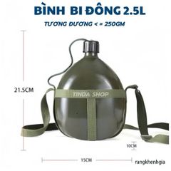 Bình Nhôm Cổ Điển Siêu Nhẹ 1L - Đựng Nước và Rượu Hoàn Hảo Cho Thám Hiểm Cắm Trại, Phượt - Món Quà Tươi Sáng Cho Tín Đồ Yêu Thích