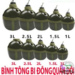 Bình Tông Nhôm Xanh Cổ Điển - Đựng Nước, Rượu, Du Lịch, Phiêu Lưu, Chất Liệu Chống Gỉ, Dễ Mang Theo