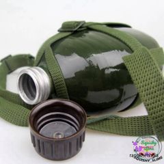 Bình Tông Nhôm Xanh Cổ Điển - Đựng Nước, Rượu, Du Lịch, Phiêu Lưu, Chất Liệu Chống Gỉ, Dễ Mang Theo
