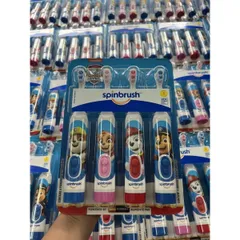 [Hàng Mỹ Đi Air] Bàn Chải Pin cho bé SPINBRUSH hình chó cứu hộ