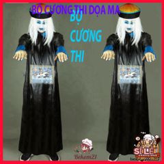 Trang Phục Halloween Hắc Bạch Vô Thường - Diêm Vương Pháp Sư cho Người Lớn, Bộ Hóa Trang Độc Đáo và Ấn Tượng
