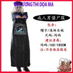 Trang Phục Halloween Hắc Bạch Vô Thường - Diêm Vương Pháp Sư cho Người Lớn, Bộ Hóa Trang Độc Đáo và Ấn Tượng
