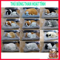 Thú Bông Khử Mùi Than Hoạt Tính Mini Hình Chó Mèo Sói Gấu - Phụ Kiện Trang Trí Ô Tô Dễ Thương và An Toàn Khí Hậu